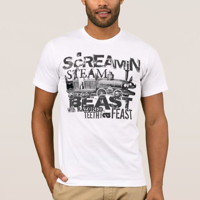 Camiseta La locomotora torcida (Anverso)
