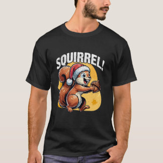 Camiseta La locura ante los Navidades de Santa Hat divertid