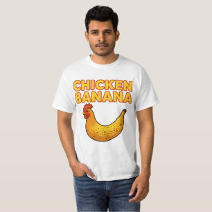 Camiseta La locura de la banana de pollo 🐔 🍌