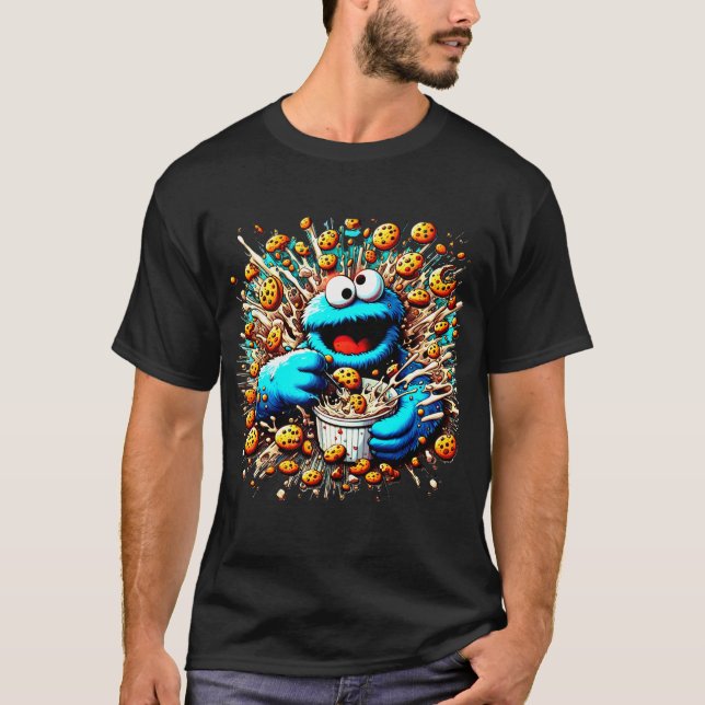 Camiseta La locura del monstruo de la cookie (Anverso)