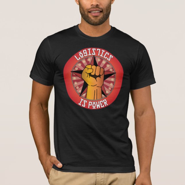 Camiseta La logística es poder (Anverso)