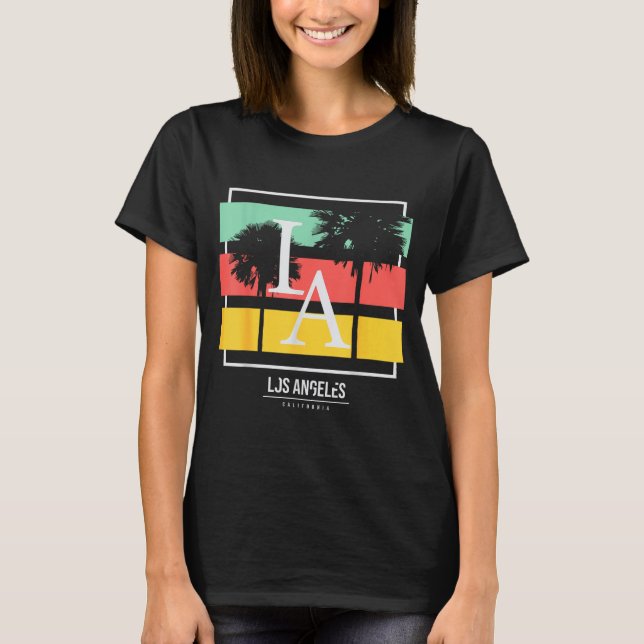 Camiseta La Los Angeles California  (Anverso)