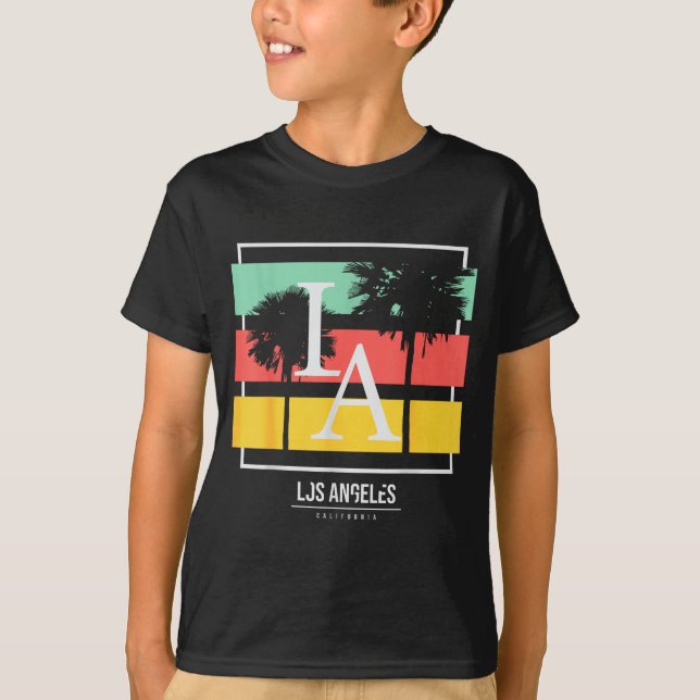 Camiseta La Los Angeles California  (Anverso)