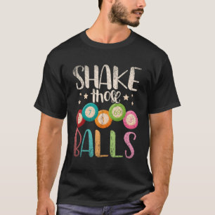 Camiseta La Lotería De La Lotarta De Juego De Bingo Agitar 