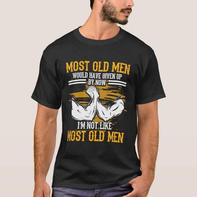 Camiseta La lucha armada de viejos hombres arma la lucha (Anverso)