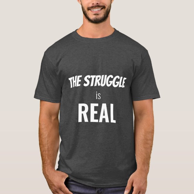Camiseta La lucha blanca es realmente una dramatización div (Anverso)