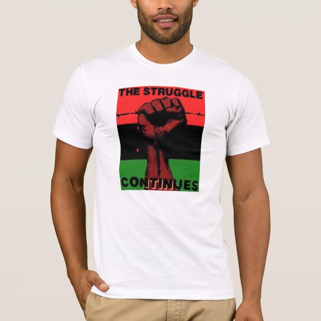 Camiseta La lucha continúa… (Anverso)