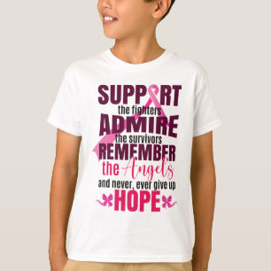 Camiseta La lucha contra el cáncer de mama genera concienci
