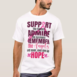 Camiseta La lucha contra el cáncer de mama genera concienci