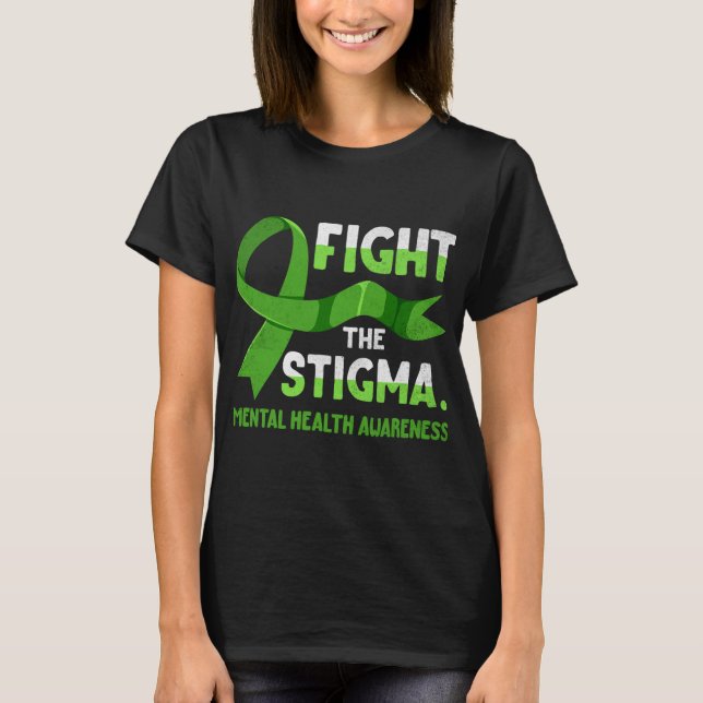 Camiseta La lucha contra el estigma de los hombres de salud (Anverso)