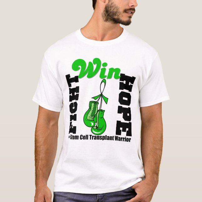 Camiseta La lucha cree al guerrero del trasplante de la (Anverso)
