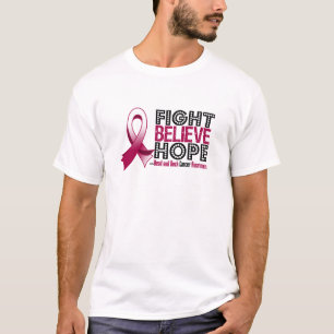 Camiseta La lucha cree la esperanza - cáncer de cabeza y