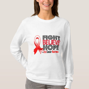 Camiseta La lucha cree la esperanza - cáncer oral