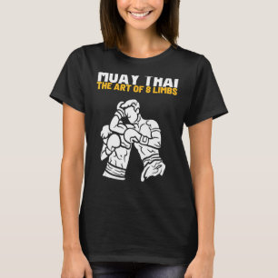 Camiseta La lucha de 8 miembros Muay Thai Martial Kick Boxi