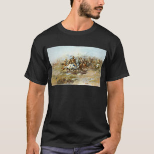 Camiseta La lucha de Custer de Charles Marion Russell