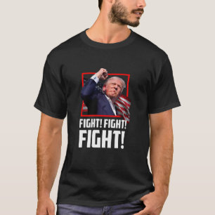 Camiseta La lucha de Donald Trump contra los partidarios má