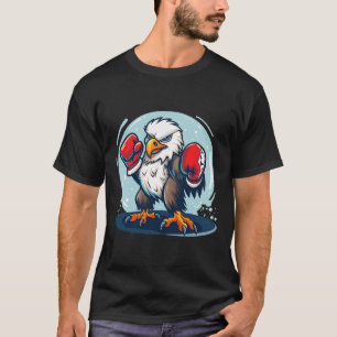 Camiseta La lucha de Eagle con guantes de boxeo para una sa