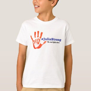 Camiseta ¡La lucha de Julia de la ayuda! Guerrero