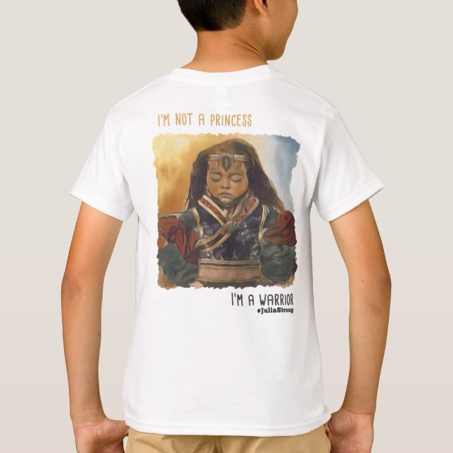 Camiseta ¡La lucha de Julia de la ayuda!  Imagen del (Reverso)