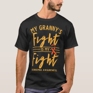 Camiseta La lucha de la abuela es mi lucha contra la leucem