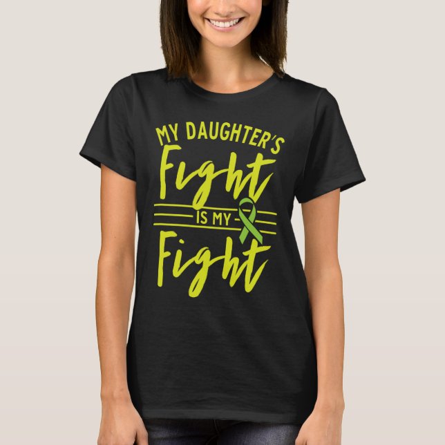 Camiseta La lucha de la hija es mi lucha contra la enfermed (Anverso)