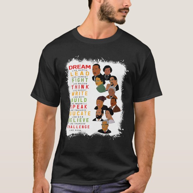 Camiseta La lucha de los sueños educa a la mujer africana d (Anverso)