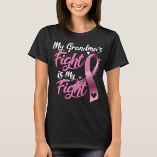 Camiseta La lucha de mi abuela es consciente del cáncer de