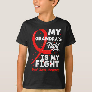 Camiseta La lucha de mi abuelo es mi lucha contra el cáncer