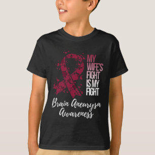 Camiseta La lucha de mi esposa es contra el enanismo cerebr