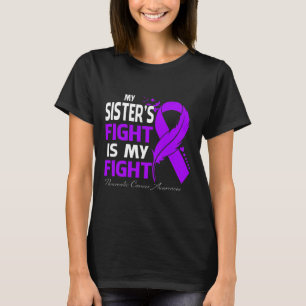 Camiseta La lucha de mi hermana contra el cáncer de páncrea