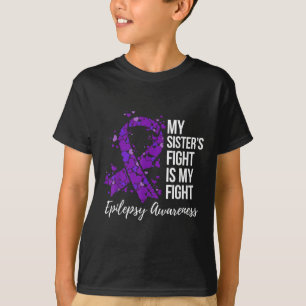 Camiseta La lucha de mi hermana es conciencia de la epileps