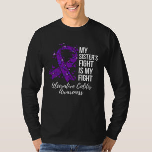 Camiseta La lucha de mi hermana es mi lucha Colitis ulceros