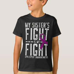 Camiseta La lucha de mi hermana es mi lucha: Conciencia sob