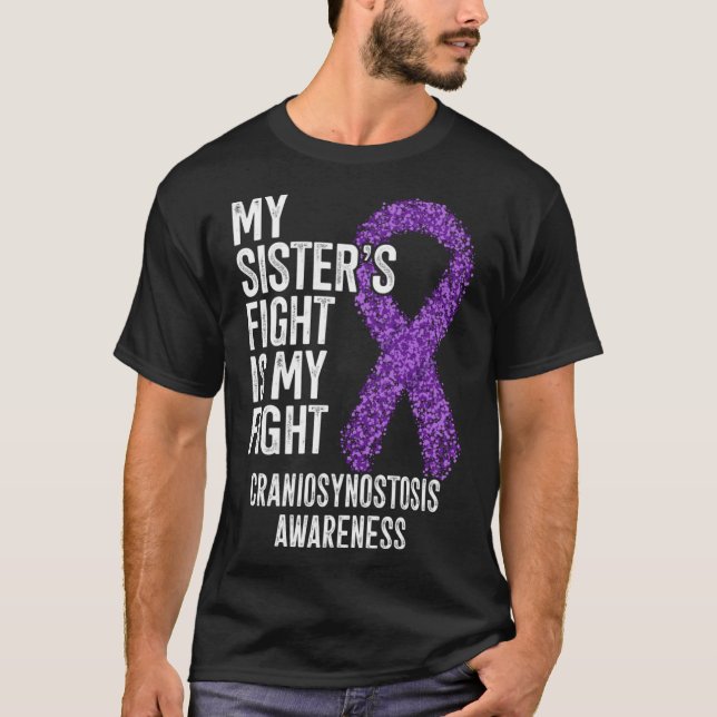 Camiseta La lucha de mi hermana es mi lucha contra la Crani (Anverso)