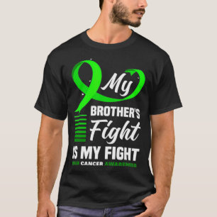 Camiseta La lucha de mi hermano contra el cáncer de hígado