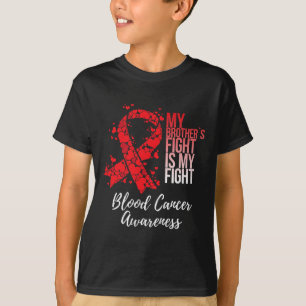 Camiseta La lucha de mi hermano contra el cáncer de sangre