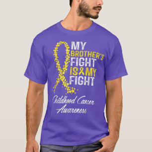 Camiseta La lucha de mi hermano contra el cáncer infantil