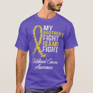 Camiseta La lucha de mi hermano contra el cáncer infantil