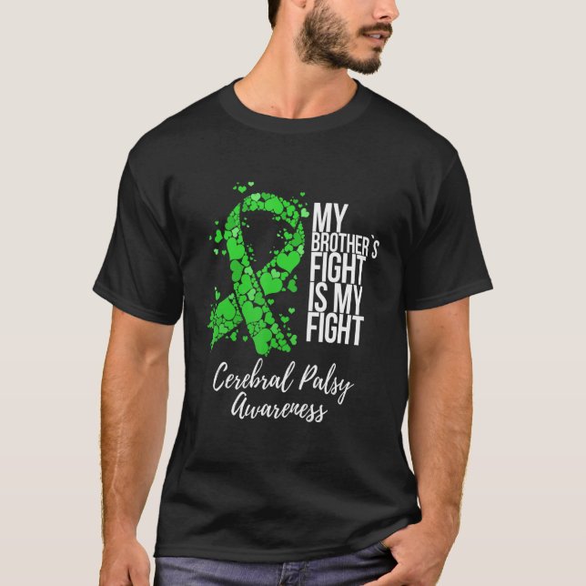 Camiseta La lucha de mi hermano es contra la parálisis cere (Anverso)