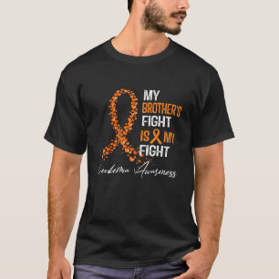 Camiseta La lucha de mi hermano es mi lucha contra la leuce