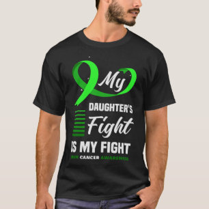 Camiseta La lucha de mi hija es consciente del cáncer de hí