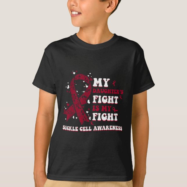 Camiseta La lucha de mi hija es la anemia falciforme (Anverso)