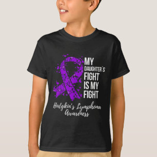 Camiseta La lucha de mi hija es la de Hodgkin