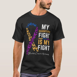 Camiseta La lucha de mi hija por el cáncer de vejiga