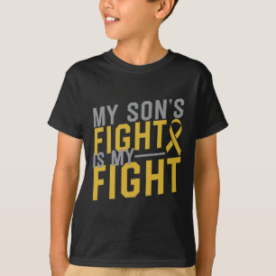Camiseta La lucha de mi hijo contra el cáncer infantil