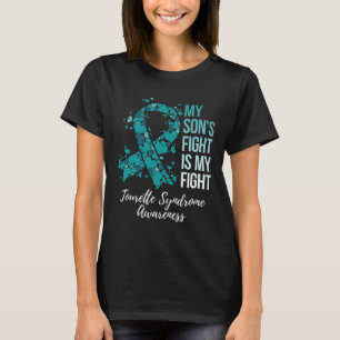 Camiseta La lucha de mi hijo es consciente del síndrome tum