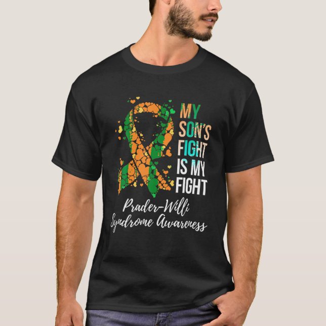 Camiseta La lucha de mi hijo es contra el síndrome de Willi (Anverso)