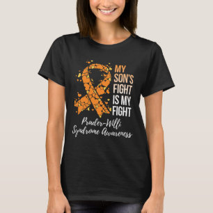 Camiseta La lucha de mi hijo es el síndrome a de Prader Wil