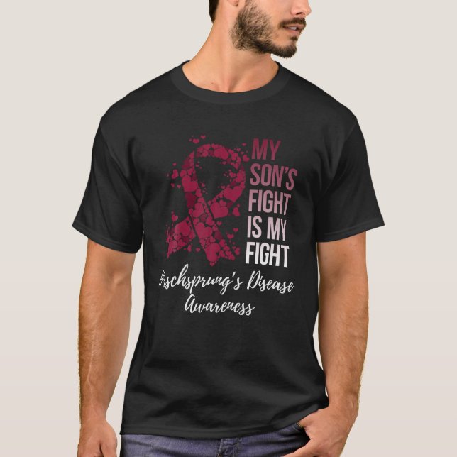 Camiseta La lucha de mi hijo es la enfermedad de Hirschspru (Anverso)