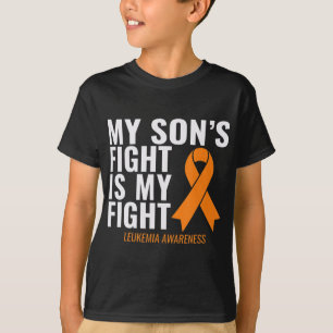 Camiseta La lucha de mi hijo es mi conciencia de la leucemi